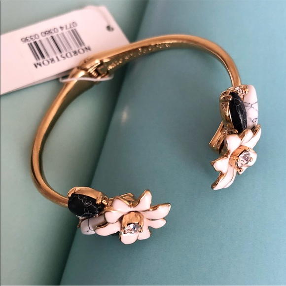 kate spade Jewelry - kate spade New York Glossy Petals Cuff Bracelet.